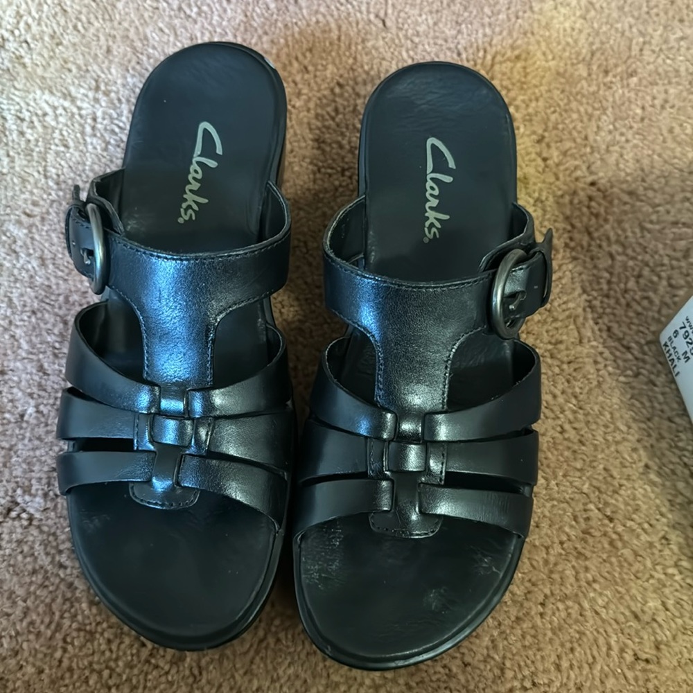 Slightly used Clarks sandals